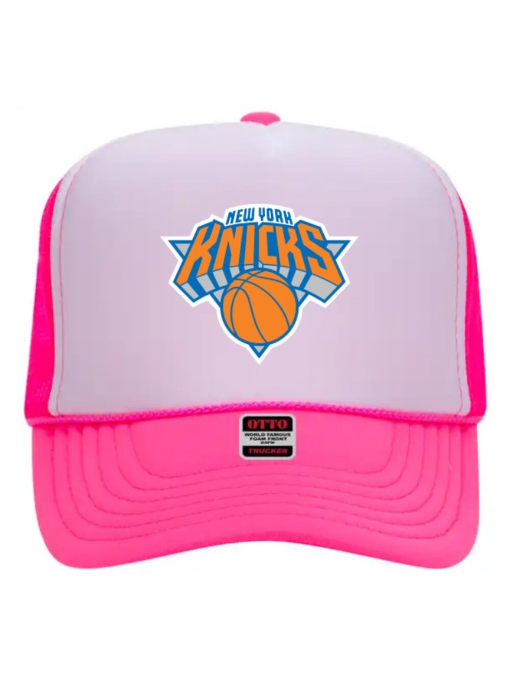 Brand New - Pink New York Knicks Trucker Hat